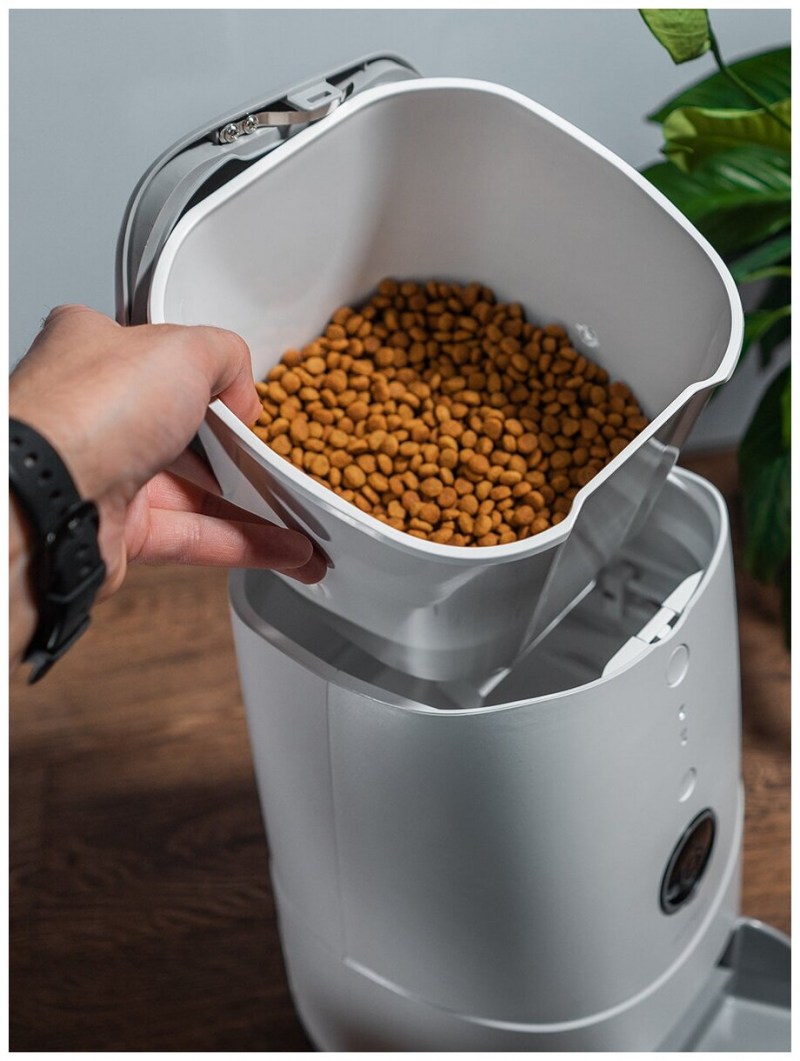 Умная автоматическая кормушка для кошек и собак Petoneer Visual Feeder (fdw020)
