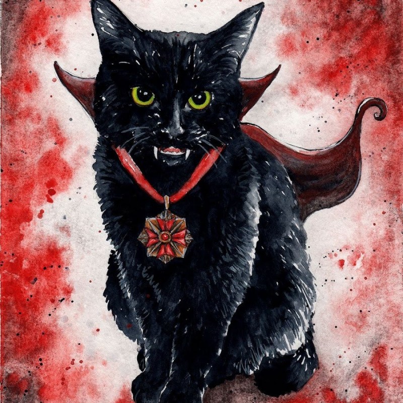 Кот демон