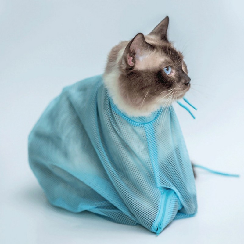 Мешок для мытья кошек