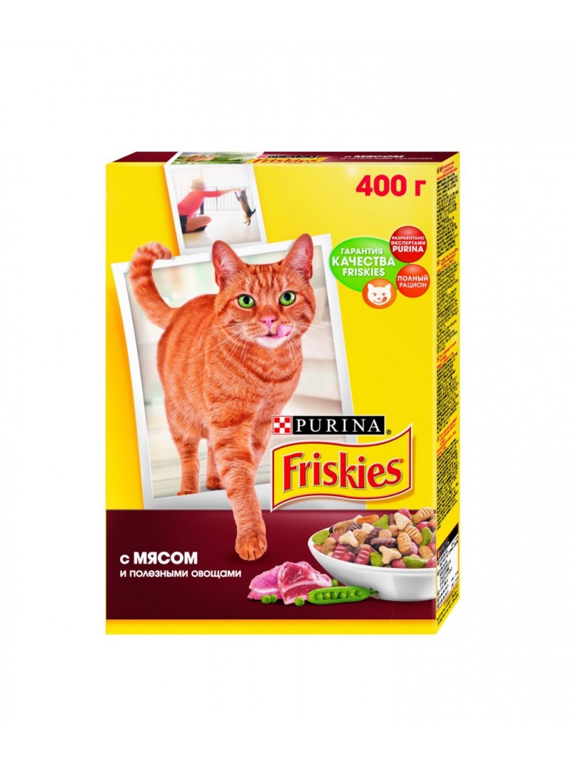 Корм для кошек friskies с говядиной 100 г