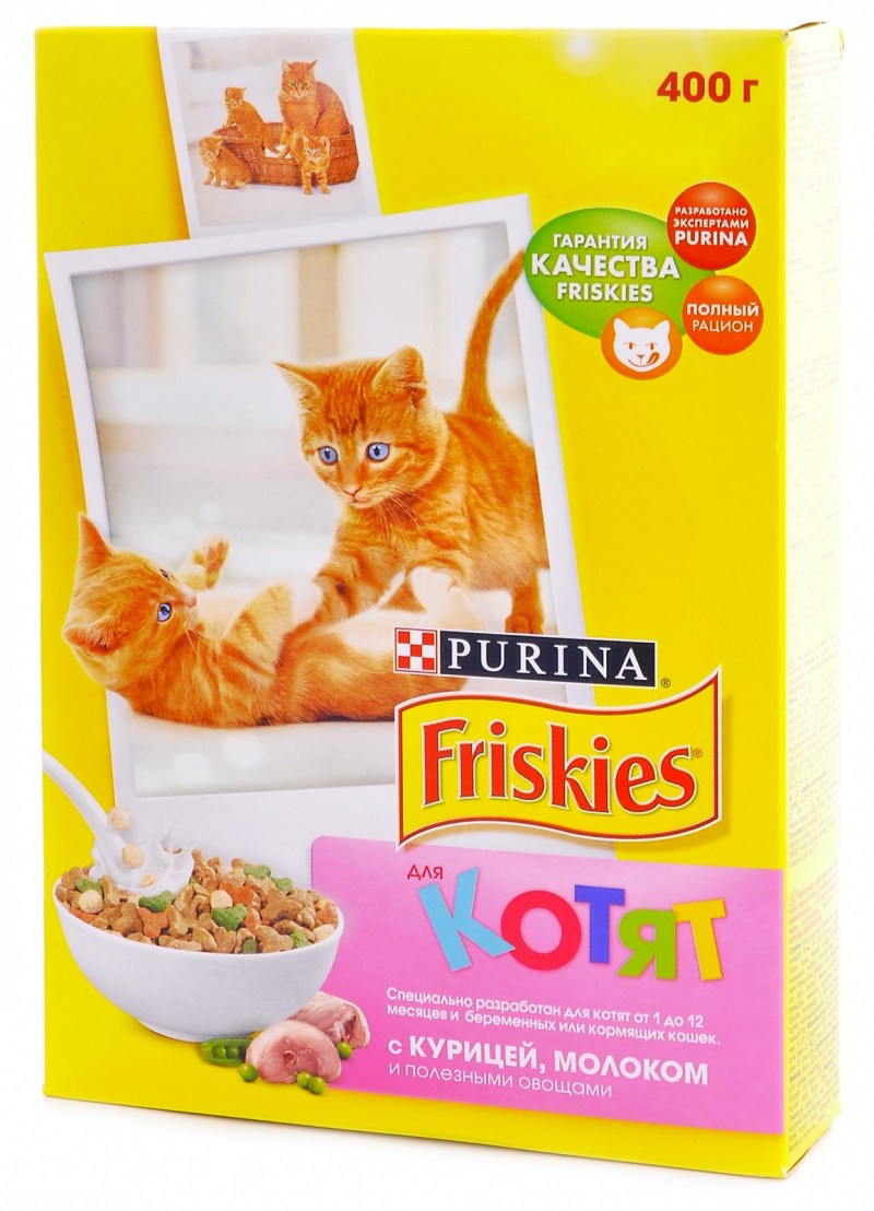 Friskies кошачий корм сухой 10 кг