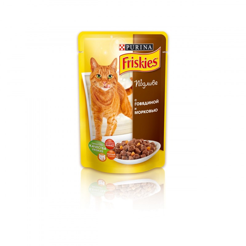 Корм для кошек friskies с языком 85 г