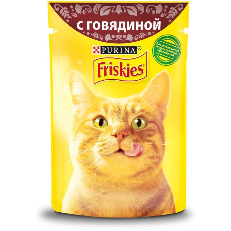 Корм для кошек friskies с печенью 400 г