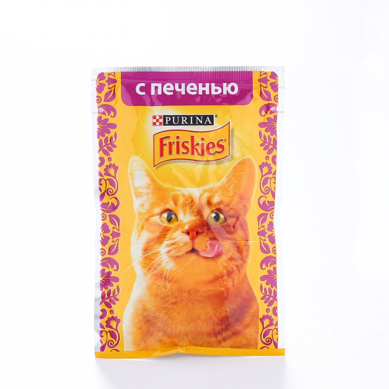 Корм для кошек friskies с лососем 85 г
