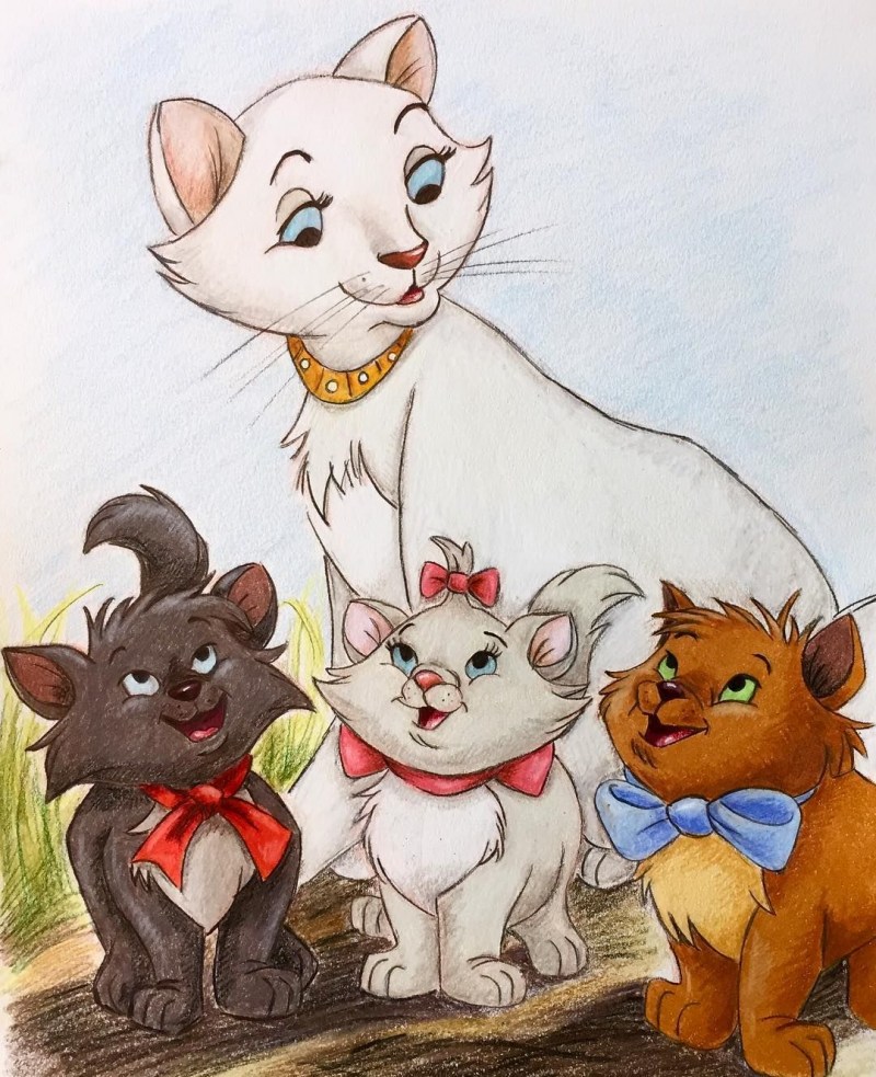 Мультик коты Аристократы