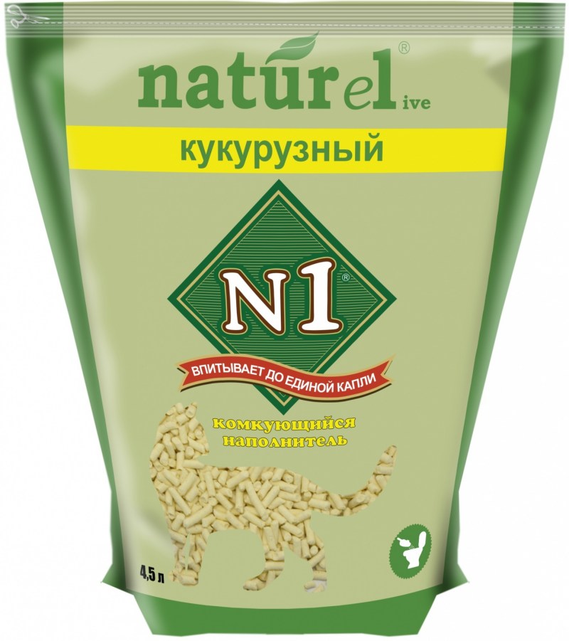 Наполнитель Homecat Эколайн кукурузный