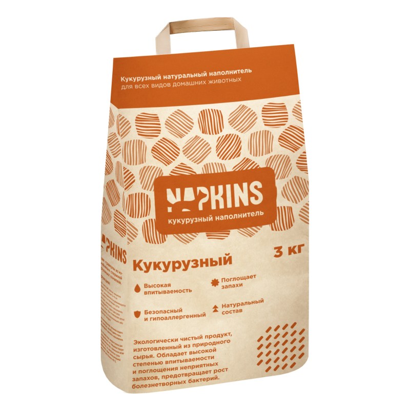 Naturel №1 / комкующийся наполнитель / кукурузный