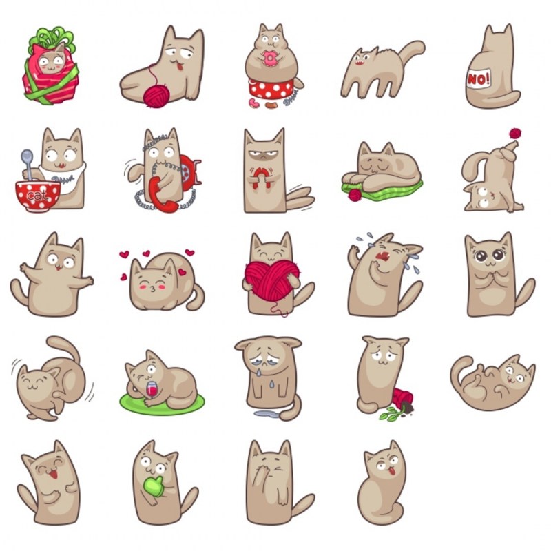 Стикеры котята