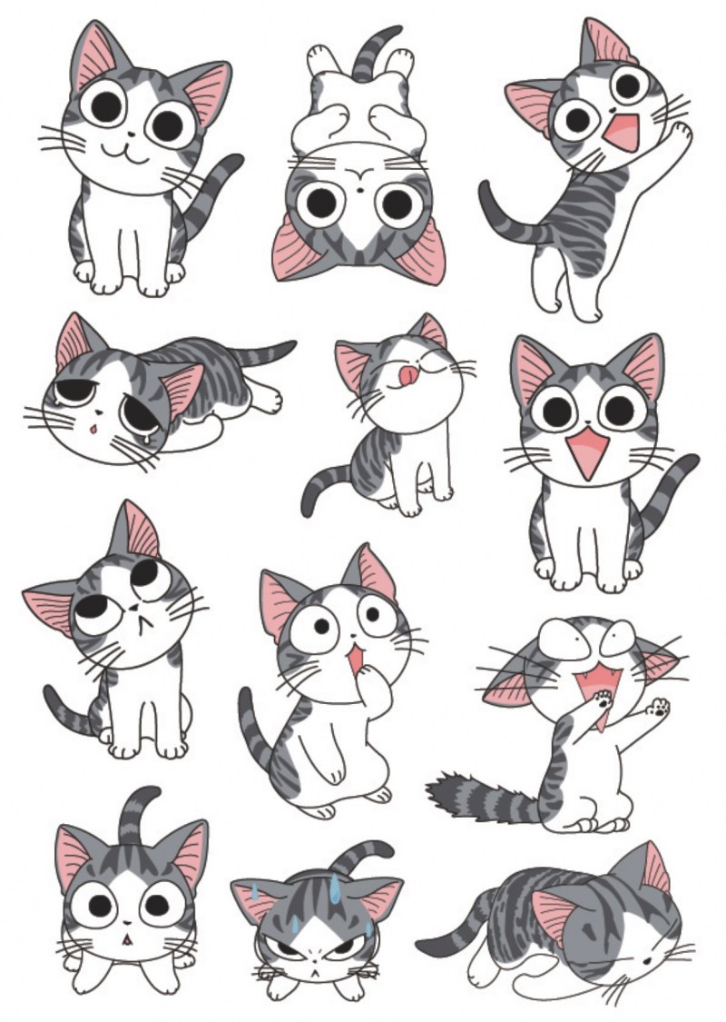 Наклейки котики