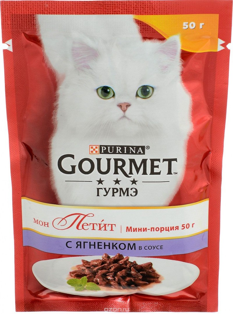 Корм для кошек Gourmet mon petit, 50г