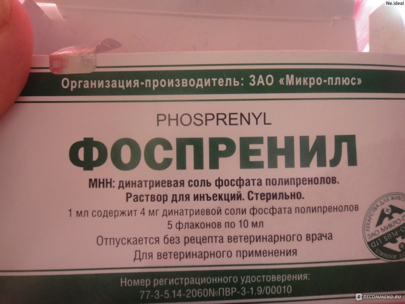Лекарство фоспренил