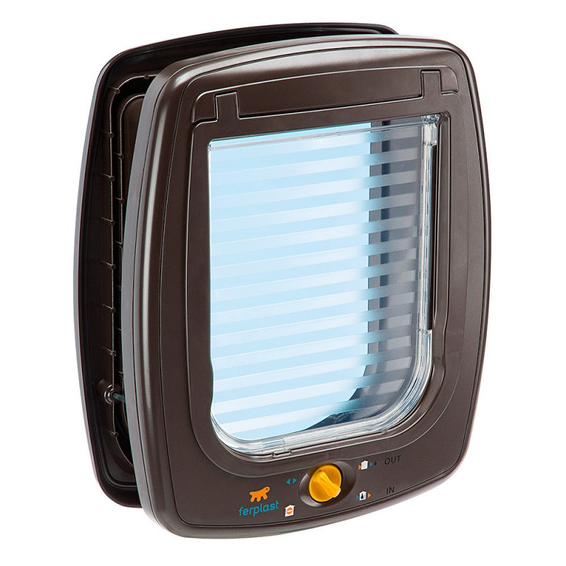 Дверца для кошек Trixie 4-way Cat Flap, серая, 14,7х15,8см