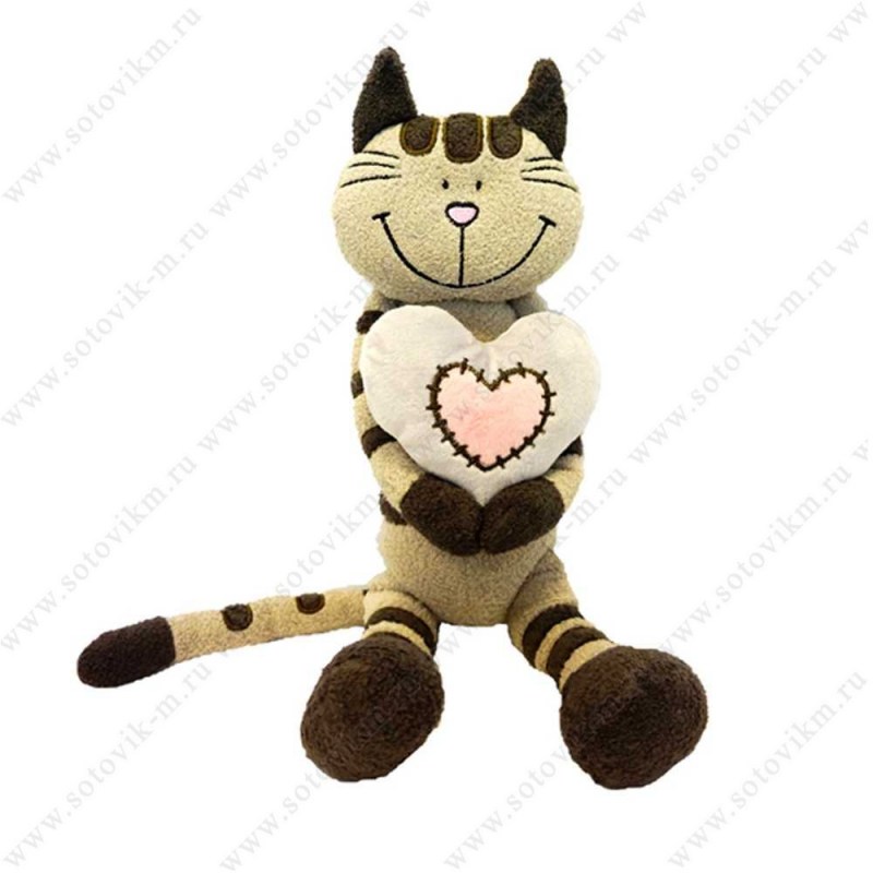 Мягкая игрушка Maxitoys кот полосатик 33 см