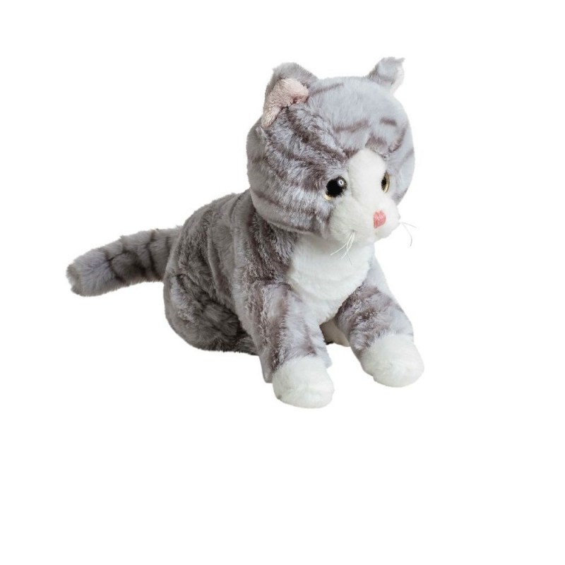 Серый котик игрушка