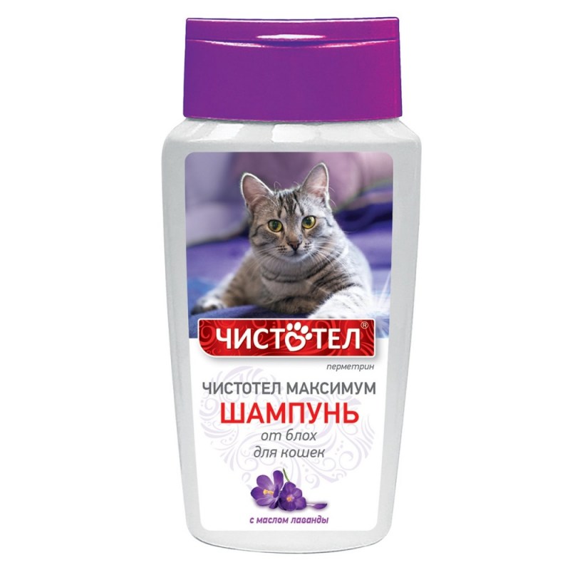 Шампунь чистотел максимум д/кошек 180 мл