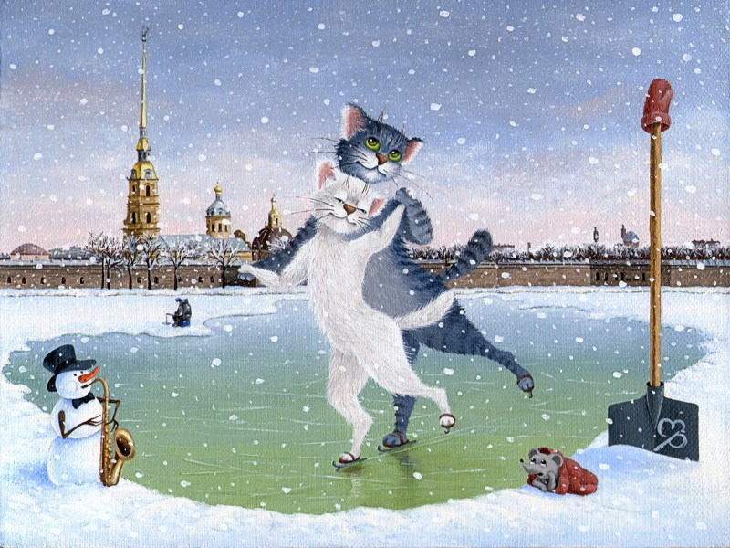 Петербургские коты Елены Романовой