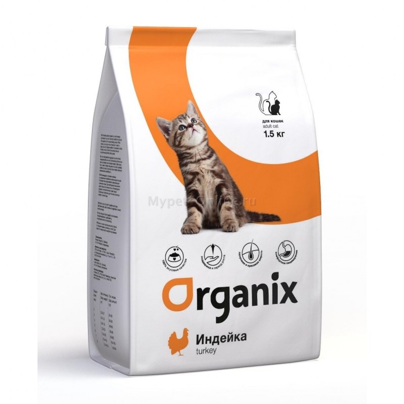 Organix натуральный корм для кошек с курочкой Adult Cat Chicken