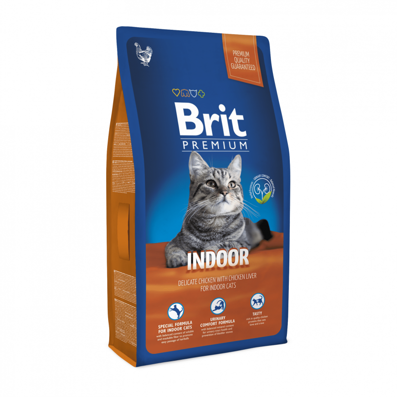 513291 Brit Premium Cat Light д/кошек склонных к излиш.весу с курицей и печенью 8кг