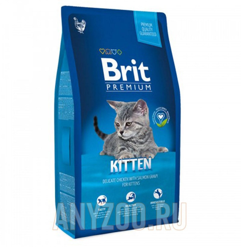 513291 Brit Premium Cat Light д/кошек склонных к излиш.весу с курицей и печенью 8кг