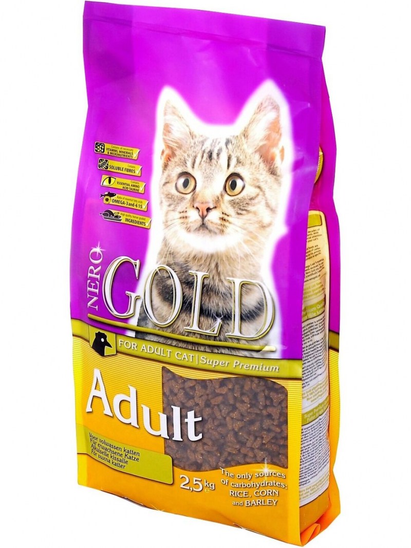 Корм для кошек Nero Gold с курицей 2.5 кг