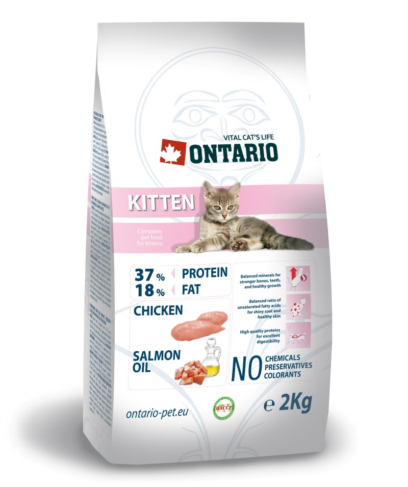 Ontario корм для кошек сухой