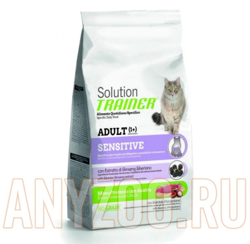 Natural Trainer sensitive для кошек