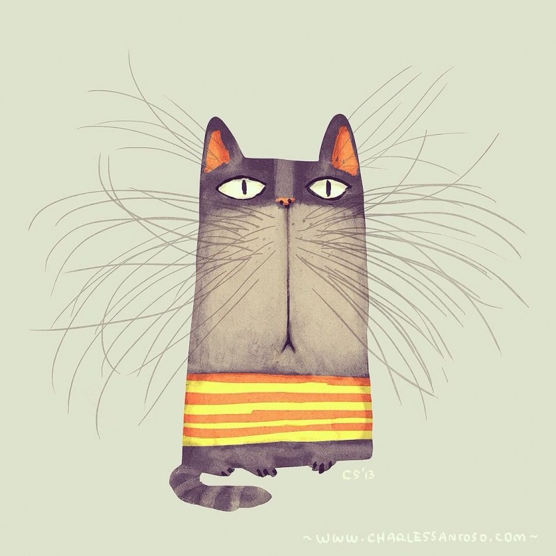 Котейки рисунки