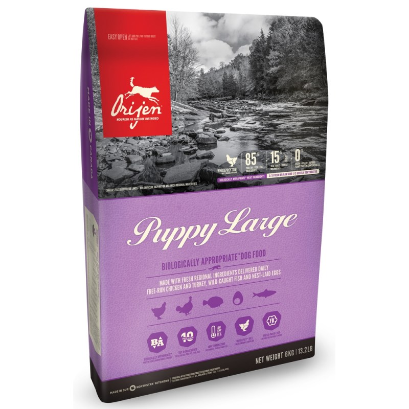 Orijen Puppy large 85/15 беззерновой корм для щенков крупных пород