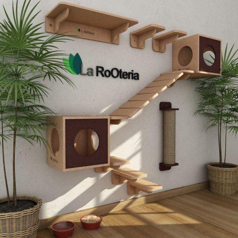 Настенное дерево для кота