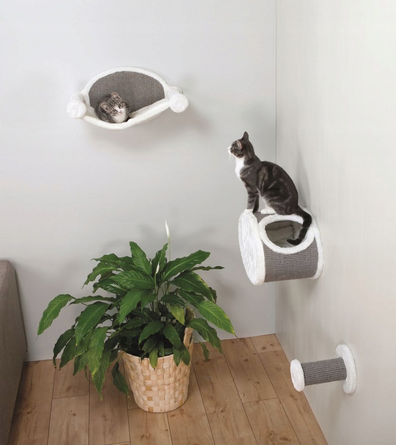 Настенные полки для котов