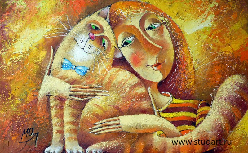 Мацик Юрий коты художник