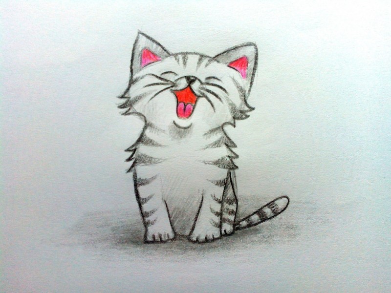 Котенок карандашом