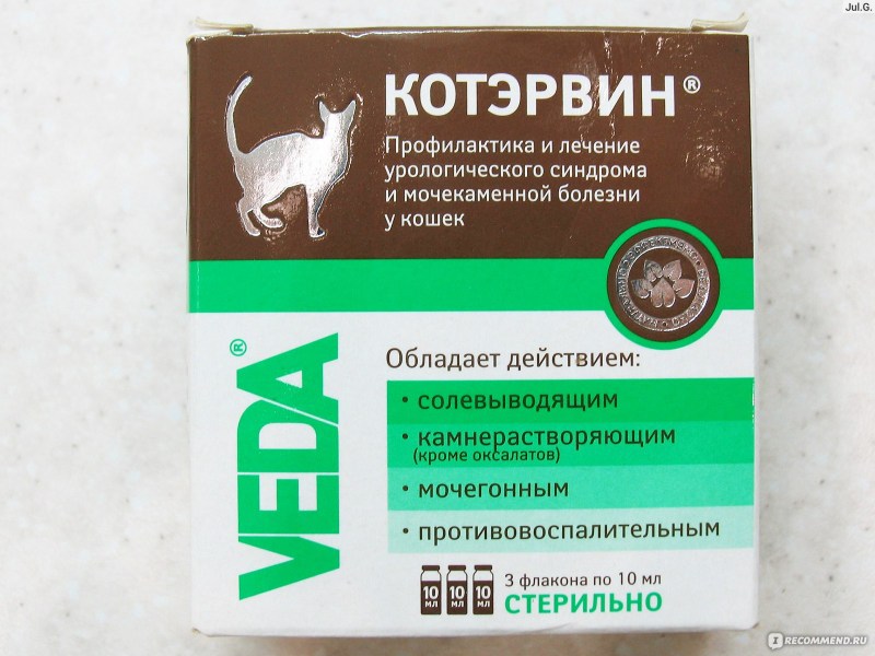 Котэрвин таблетки для кошек
