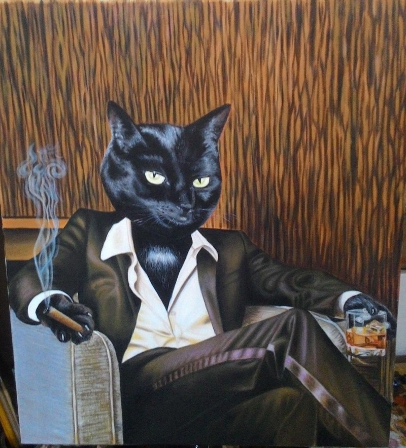 Кот гангстер
