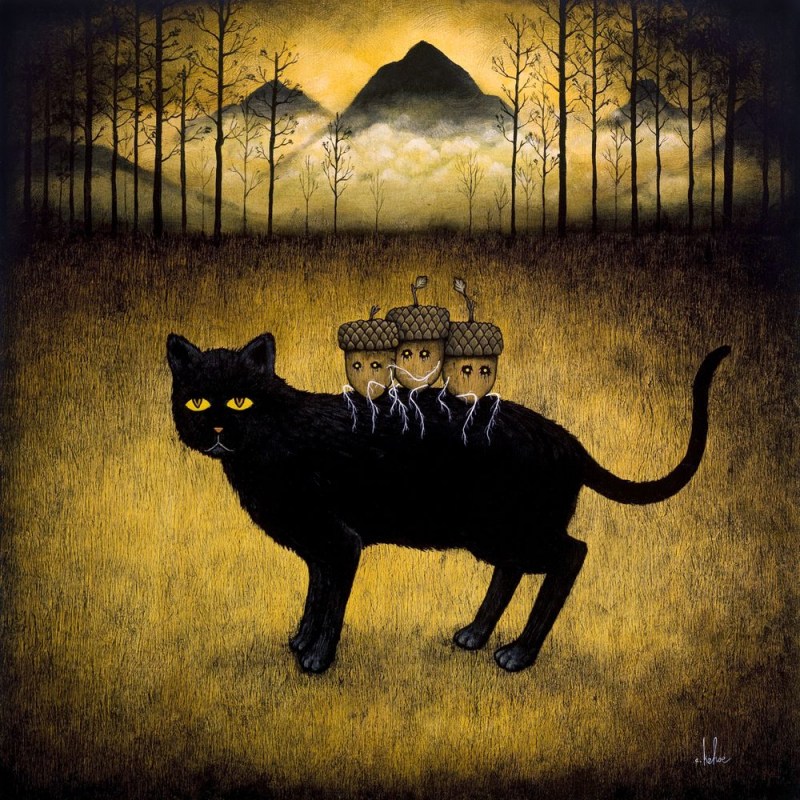 Черный кот сюрреализм