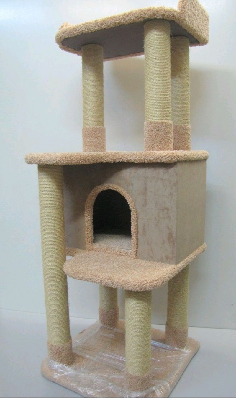 Кошкин дом с когтеточкой