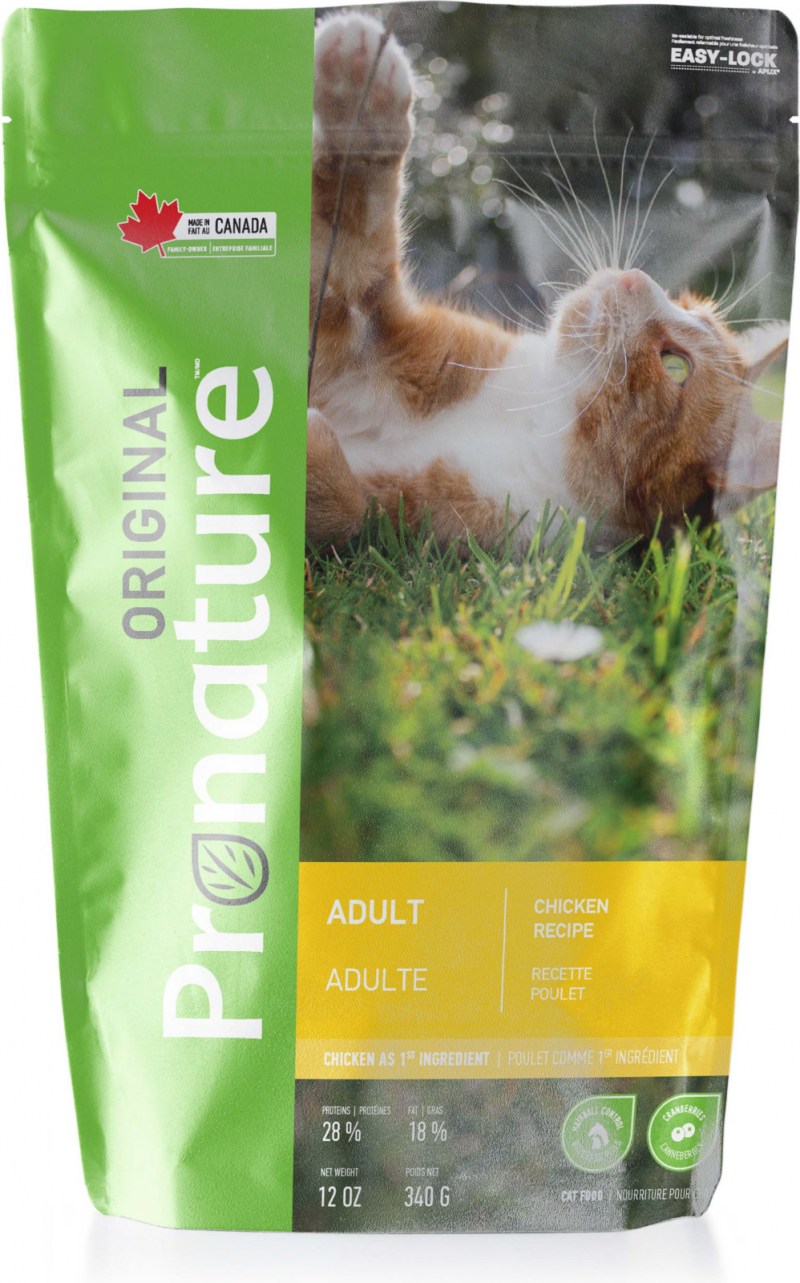 Корм сухой Pronature Original для кошек 340г курица