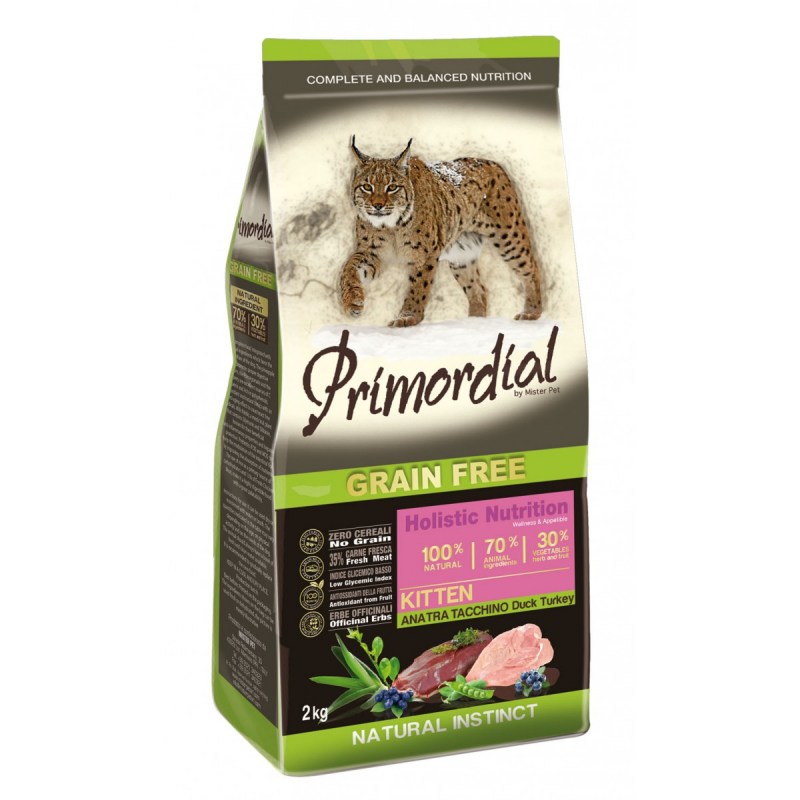 Корм для собак Primordial (2 кг) Adult all Breed утка, форель
