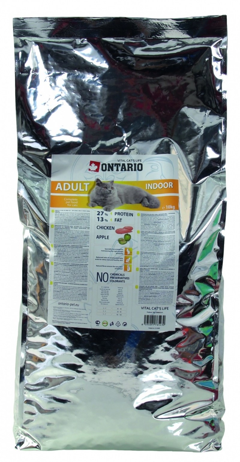 Ontario корм для кошек сухой