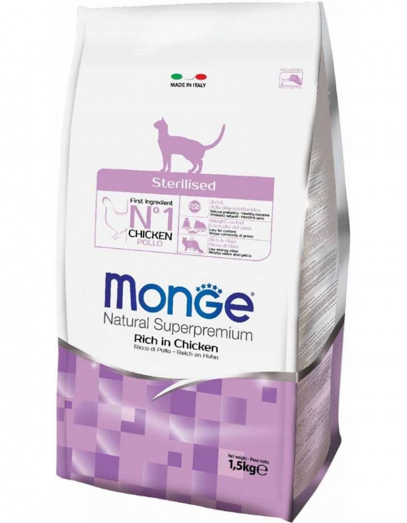Корм для кошек Monge Cat 1.5кг