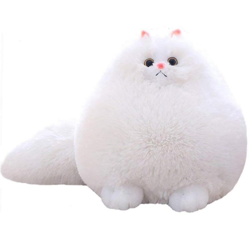 Игрушка белая кошка