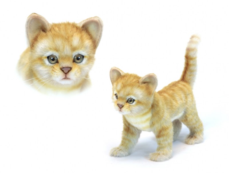 Игрушка рыжий котёнок Ханса