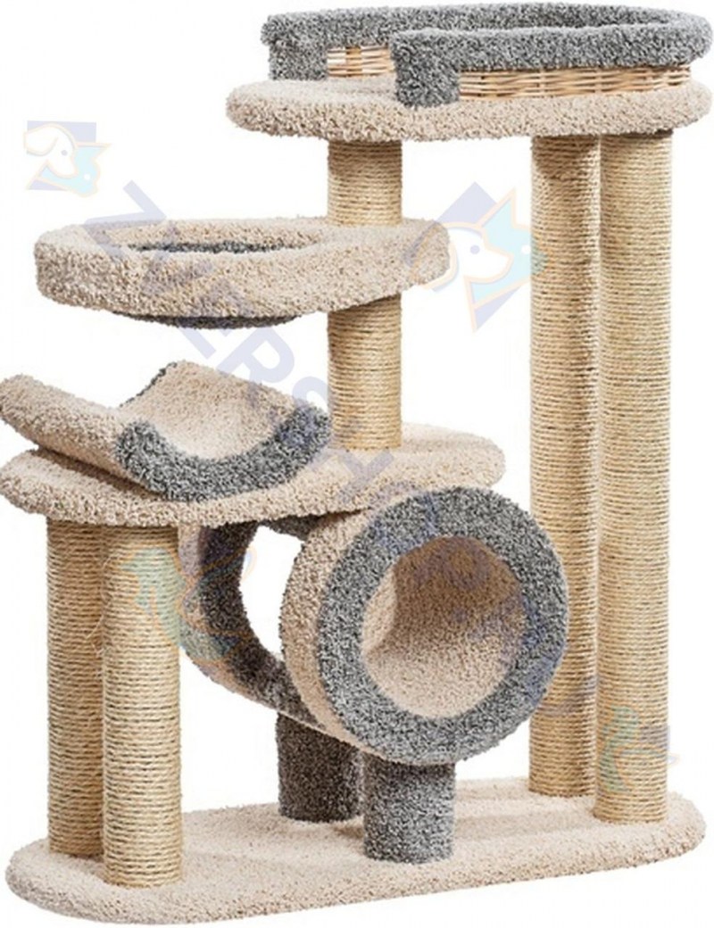 Когтеточка-комплекс Pet choice, 60х30х96 см, цвет бежевый