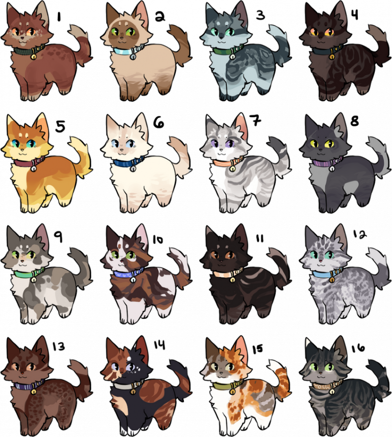 Окрасы котов воителей - 61 фото