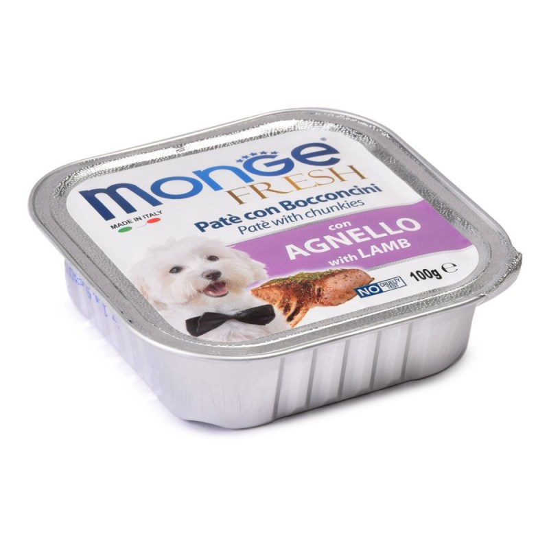 Monge Dog Fresh ламистер для собак ягненок 100г
