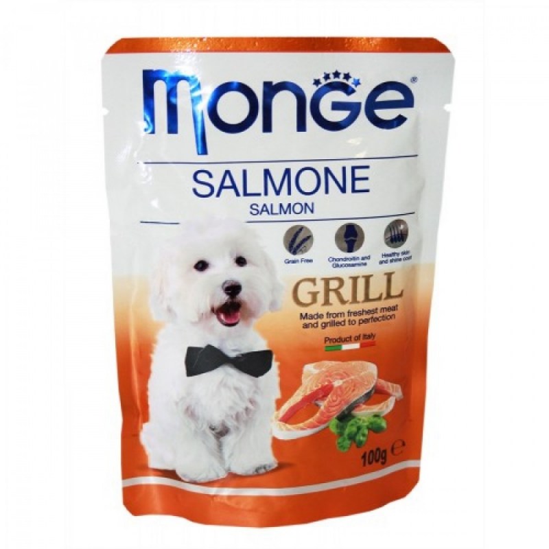 Monge Dog Grill Pouch паучи для собак лосось