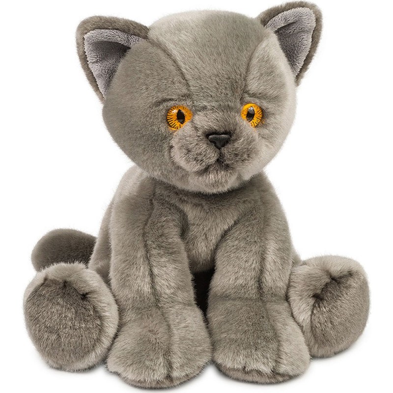 Мягкая игрушка Maxitoys котик серый 30 см