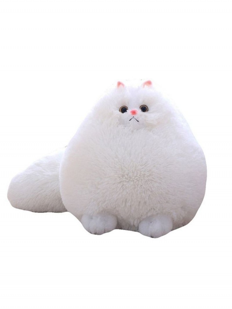 Игрушка белая кошка