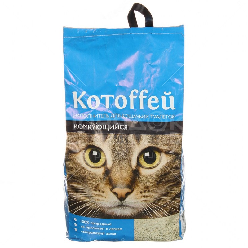 Наполнитель Котофей комкующийся