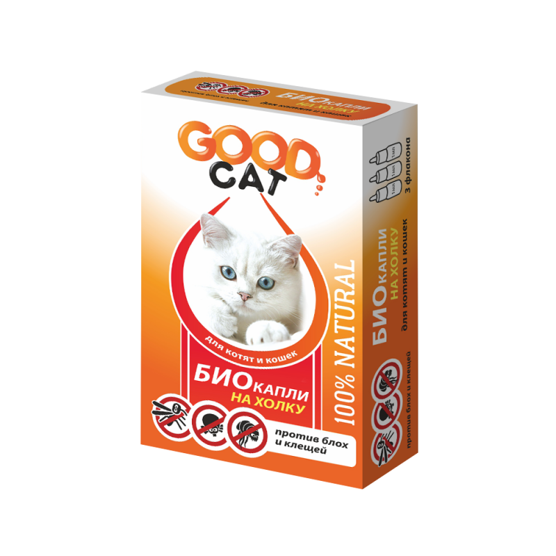 Good Dog капли от блох и клещей био для собак и щенков